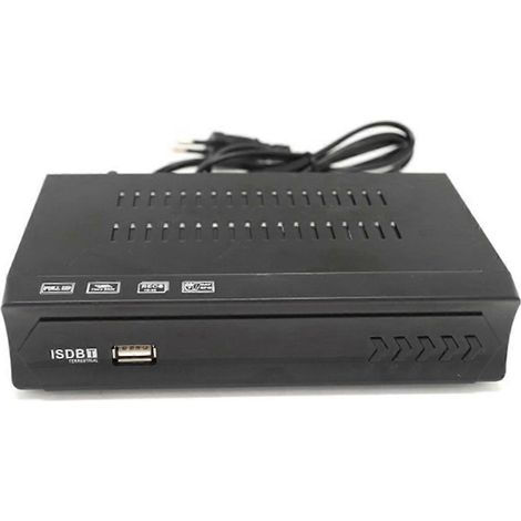 Décodeur HD 1080p ISDB-T avec prise européenne pour la télévision terrestre au Brésil et au Chili (1/5)