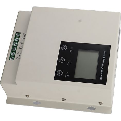 Contrôleur de charge solaire MPPT 12V/24V à fonctionnement automatique, écran LCD, protection de circuit IP34, dissipation thermique, régulateur de batterie pour panneau solaire 30A (1/5)