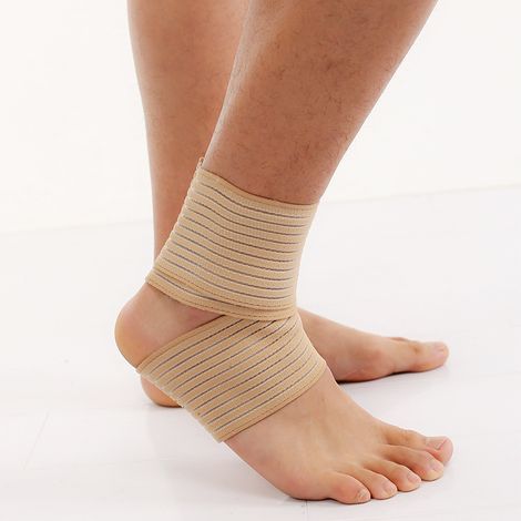 1 paire de bandages de soutien de cheville pour hommes et femmes, chauds et respirants, protection sportive, adaptés à la course à pied, au basket-b (1/2)