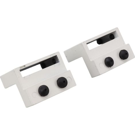 Bloque-porte blanc pour porte coulissante, accessoires de quincaillerie avec clé hexagonale pour chambre, cuisine, salon (1/5)