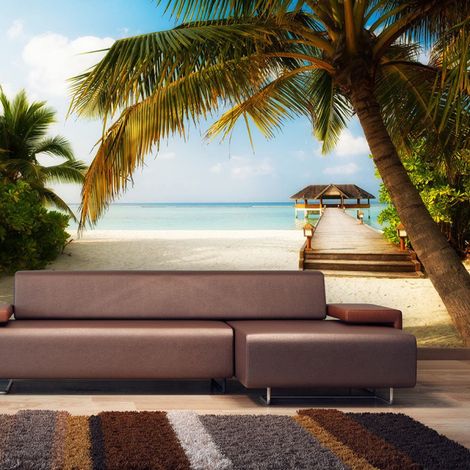 Papier Peint "Paradise Beach" 175 x 250 cm (1/2)