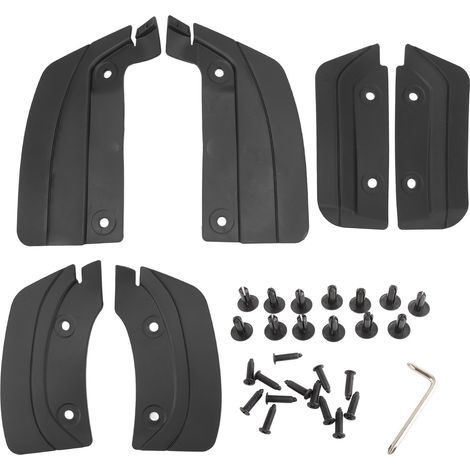 Lot de 6 Garde-boue PVC Protection d'Ailes Anti-Éclaboussures Kit de Remplacement pour Tesla Model 3 2018 à 2023 (1/5)