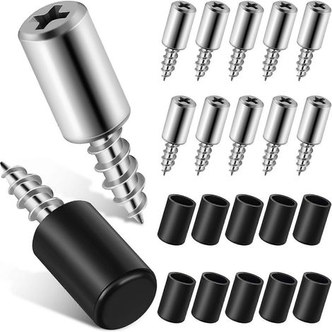 Accessoires pour supports d'étagères, supports de rangement en fer forgé réglables en hauteur, système de rangement pour la maison, lot de 20. (1/5)