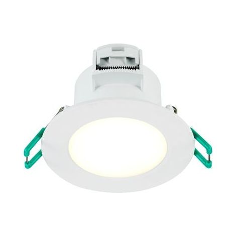 Sylvania – Spot encastrable LED dimmable IP65 6.5W 620 lumens – Couleur 2700K/3000K/4000K – Angle 110° pour salles de bain et espaces humides (1/4)