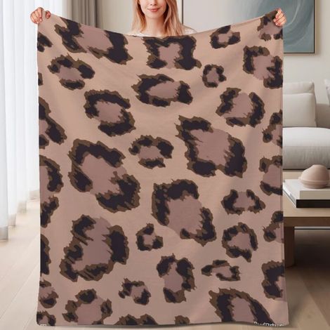 Couverture de lit en polaire, couverture de luxe douce en microfibre pour le printemps, décoration intérieure élégante, cadeau idéal pour femmes hommes, 6080 pouces (1/4)