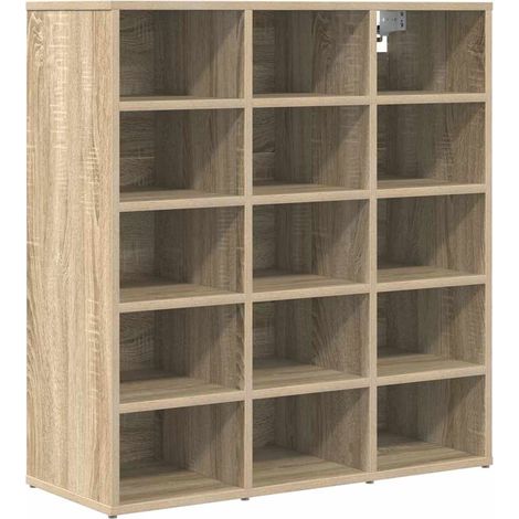 Meuble à chaussures,Armoire à chaussures Chêne sonoma 77.5 x 30 x 83.5 cm CFW7217022 (1/5)