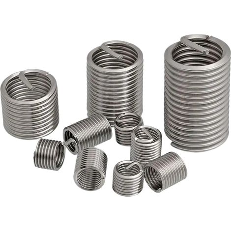 100 inserts filetés M6 1 3D en acier inoxydable 304, douilles de (1/5)