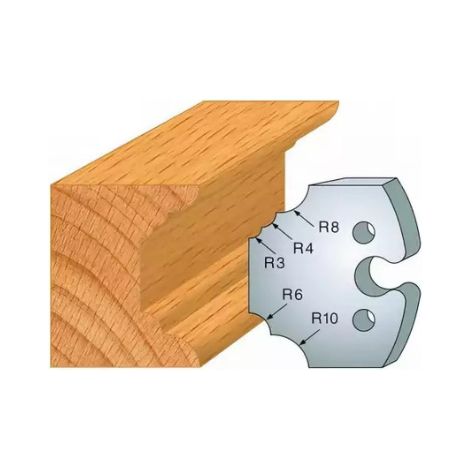 JEU DE 2 FERS PROFILES ACIER HT 50MM N°220