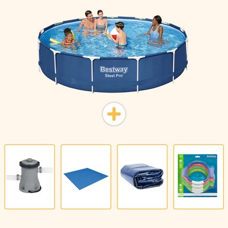 Bestway Bestway Steel Pro Ronde - 396x84 cm - 5-pièces S220 (1/5)