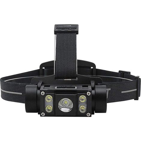 Lampe extérieure pêche lampe type-c charge rapide 5LED lampe frontale lumière forte alliage d’aluminium extérieur avec aimant lampe de travail (1/5)
