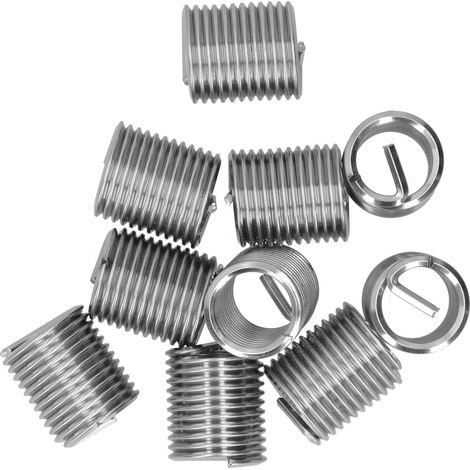 10 pièces inserts filetés réducteurs mâle-femelle en acier inoxydable, kit de réparation filetage M18x2.5 2D (1/5)
