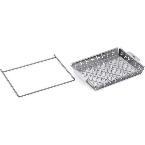 Cestino per barbecue Weber ETGS con supporto, acciaio inox (1/5)