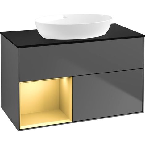 Villeroy & Boch GA12HFGK Armoire sous lavabo Finion GA1 (1/2)