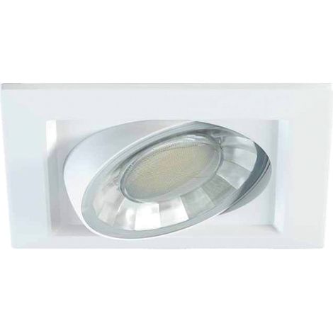 Aro Empotrado Cuadrado Modelo Miriam Led 8W-220V Calida (1/3)