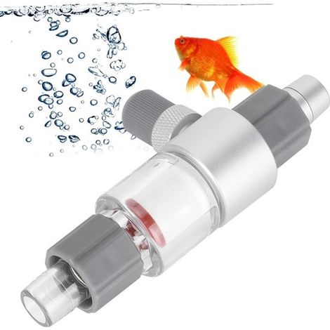 Atomizador de CO2 para acuario, difusor externo para reactor de CO2 con accesorios (M1 12/16 mm) (1/5)