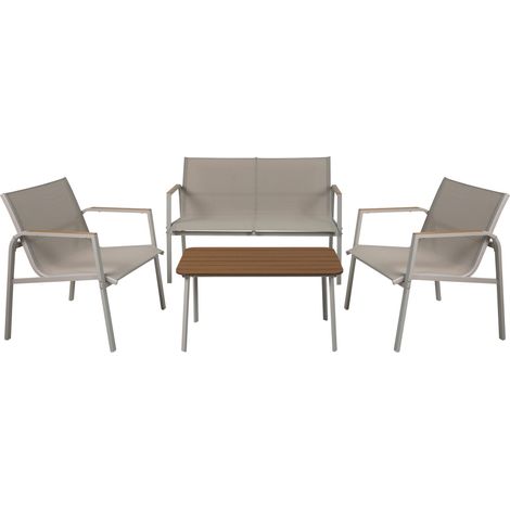 Primaster Gartenmöbel-Set Costa Polyester/Stahl (1/3)