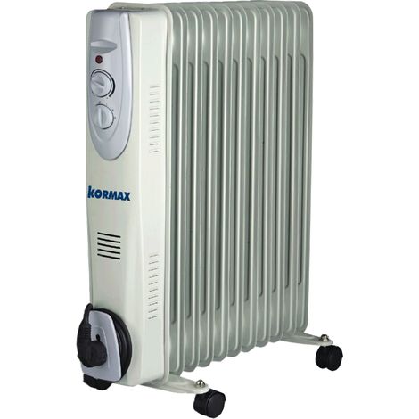 KORMAX radiador bajo 11 elementos 2500w , Radiador bajo 11 elementos 2500W 3 regulaciones de temperaturaTermostato ajustableSistema de protección contra sobrecalentamie