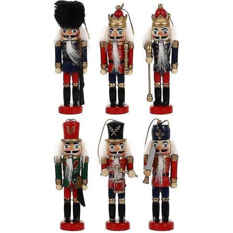 6 figurines de soldats casse-noisette (1/3)