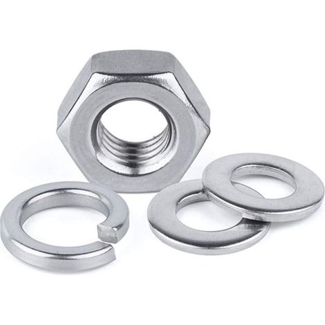 Ensemble de boulons hexagonaux M20, M22, M24, M27 et M30 en acier (1/5)