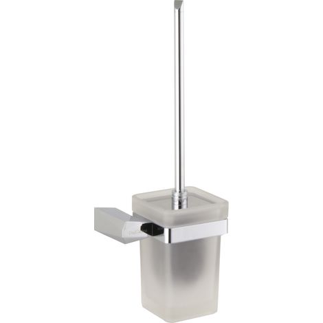 Brosse WC PaulGurkes en acier inoxydable avec design angulaire (1/2)