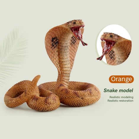 Serpent En Caoutchouc - Figurine Réaliste Pour Effrayer Oiseaux Et Écureuils - Décoration Halloween Et Blagues - 1 Pièce (1/4)