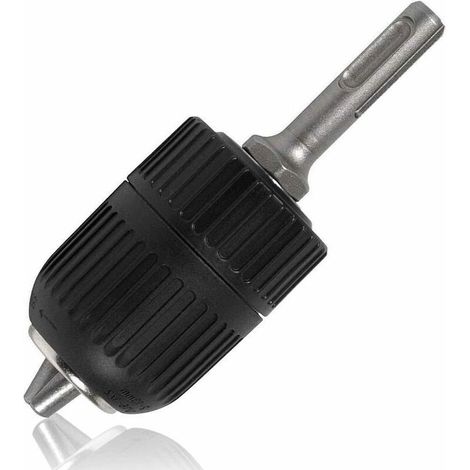 Mandrin De Perçage Sans Clé De 2-13 Mm Avec Adaptateur Sds 1/2 '' Outil De Conversion De Mandrin Sans Clé Robuste Et Amovible Pour Sds, Gsb Et Gsr, Perceuse À Main Électrique (1/4)