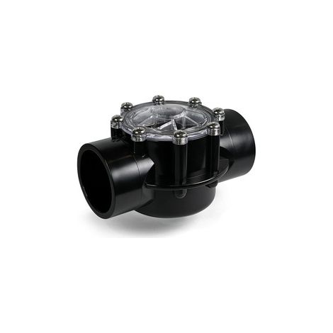 Clapet anti‑retour 7235 1,5‑2 pouces – Vanne 2 voies 180°, remplacement pour piscine et spa, anti‑retour fiable