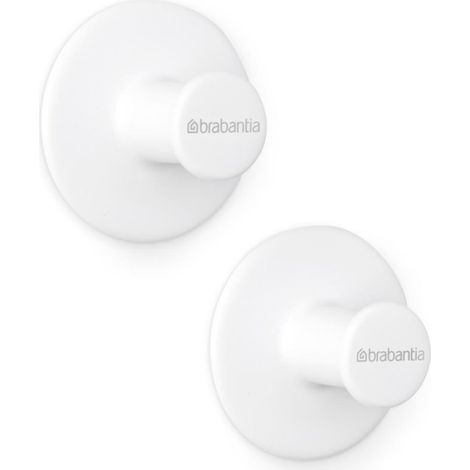 Brabantia ReNew Handdoekhaakjes 2 Stuks Wit (1/4)