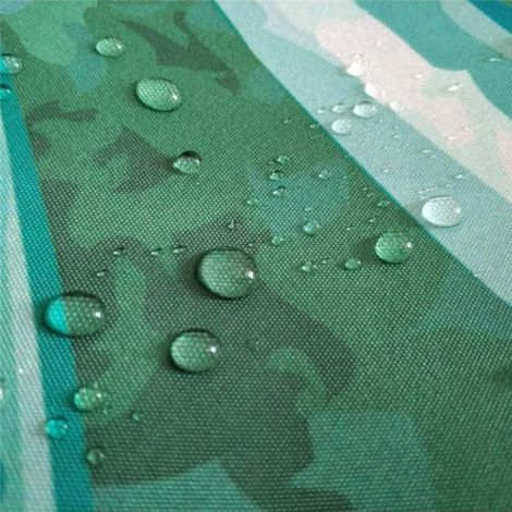 Rideau De Douche Feuillage Vert Avec Rideaux Imprimé d'Art Blanc Écran De Bain En Polyester Imperméable - 150 x 180 cm (1/5)