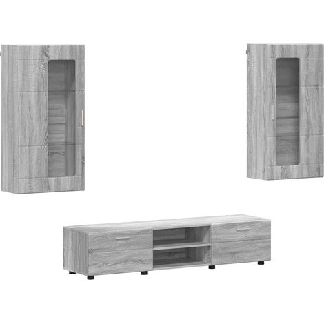 Maison Exclusive - Conjunto de mueble de TV con cajón FLORIN 3 pc