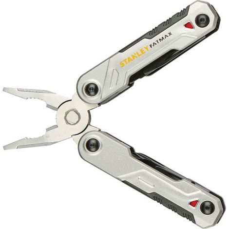 Stanley FMHT0-72414 Multi-Tool Pliers with 16 Functions, Full Size, Black Stainless Steel