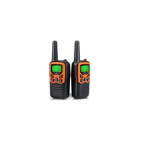 Coavas – Talkie-walkie longue portée 3-5 millas – 22 canales FRS – Écran LCD rétro-éclairé – Linterna LED – Función VOX – Lote de 2