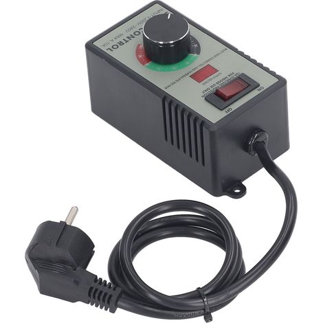 Variateur de vitesse pour moteur AC, contrôleur de ventilateur électrique avec prise universelle 10A, fiche UE 220-240V, 4000W (1/5)