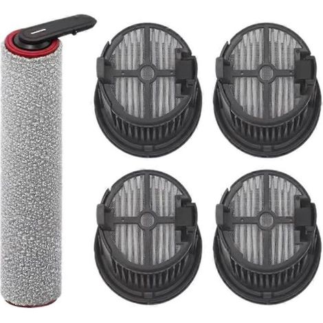 Kit de brosse rotative et filtre HEPA pour aspirateur eau et poussière Dreame Mova X4 Pro - Pièces détachées pour brosse principale et filtre d'aspirateur (1/5)
