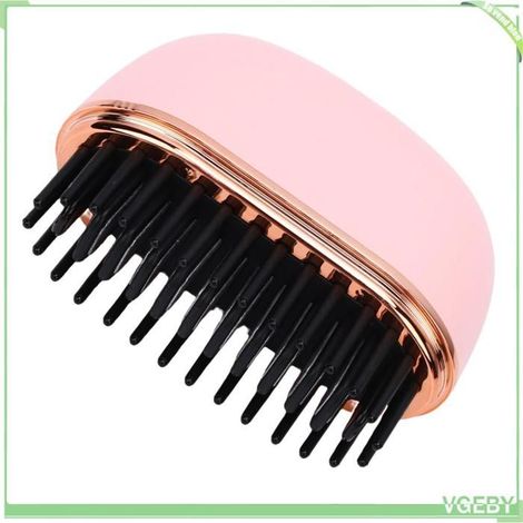 Mini brosse à lisser - FAFEICY - PTC 30S - Chauffage rapide - Sans fil - Rose (1/5)