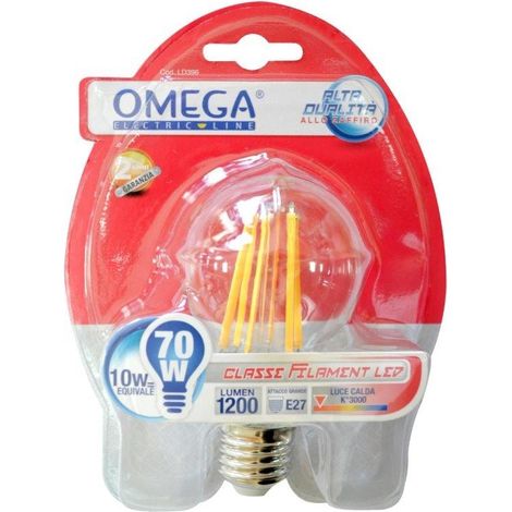 FILAMENT GOCCIA A68 10W E27 1000LM 3000K A+