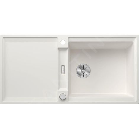 Blanco Adira - Évier en silgranit, 99x49 mm, avec commande excentrique et accessoires, InFino, blanc 527629 (1/4)