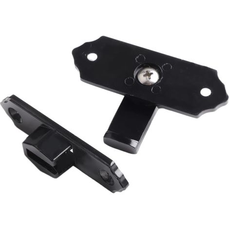 90 Loquet coulissant pour porte de grange, noir/bronze/argent (1/5)