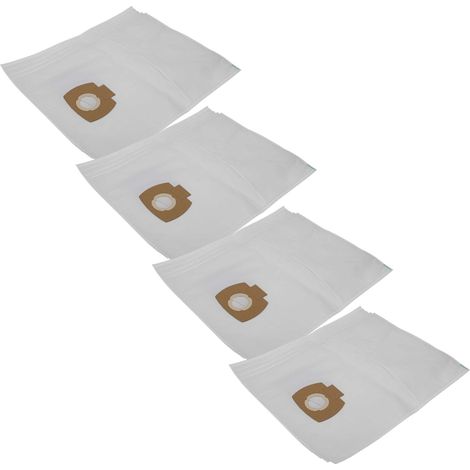 vhbw 20x Sacs compatible avec Nilfisk Alto Aero 35, Buddy 18, Buddy 15, VL200 aspirateur - microfibre non tissée, 53,45cm x 39,7cm blanc