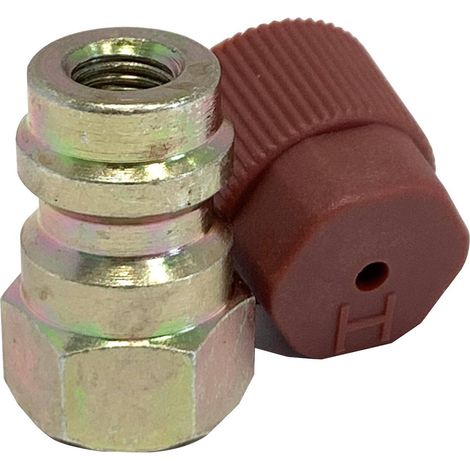 5 raccords rapidesHP R134a x F1/4" sae (5 pcs) spécial climatisation véhicule - AC 9181 - CLAS Equipements