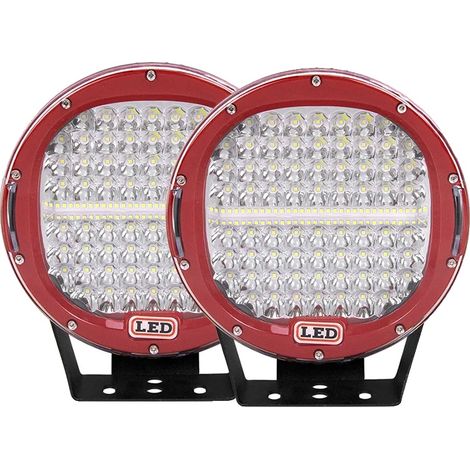Lampe de travail, haute luminosité, construction durable, 2X Rouge 294W Spot (1/2)