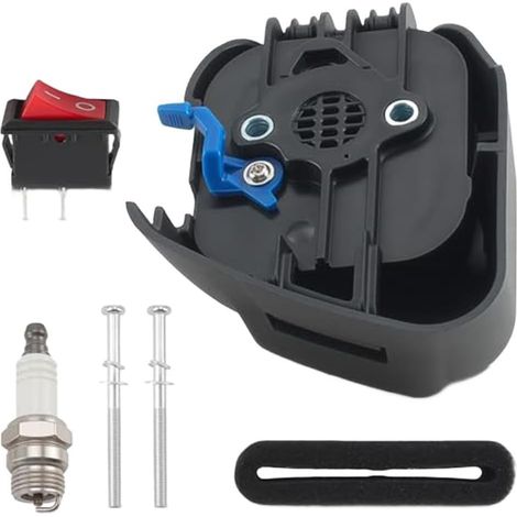 Couvercle de filtre à air pour TB22 TB32 753-06415 de rechange avec filtre en mousse, base en coton pour débroussailleuse, kit de protection moteur, boîtier en plastique noir (1/5)