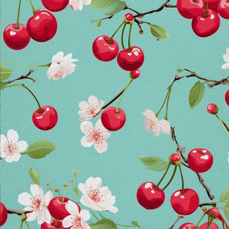 Tela decorativa para exteriores Oxford - Motivo frutal  DX6637 (1/5)