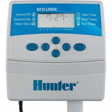 Programador de riego Hunter ELC 601 6 zonas interior, 230 VCA Automatización para sistemas de riego eléctricos de 6 zonas (1/5)
