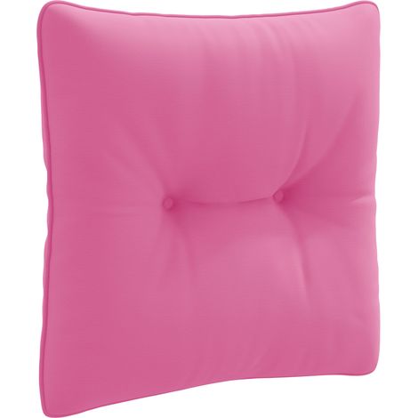 R Rückenkissen PUTTEN 100 % Polyester Rosa 40 x 40 x 10 cm vidaXL (1/5)