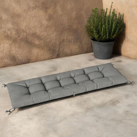 Coussin de jardin cinzento Claro en poliéster Algodão PP (1/5)