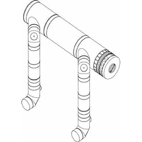 Buderus Grundbausatz Kaskade GB402,DN300 2xGB402, Sammler DN300, Edelstahl, - 7736613112 von Buderus