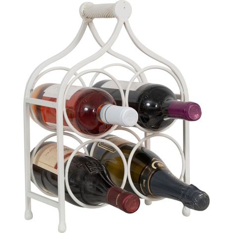 Weinflaschenregal aus Eisen, Tisch-Flaschenregal 35x24 cm Theke Weinregal Küchenregal Weinkeller Weinregal Flaschenhalter