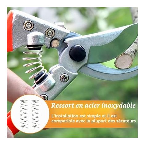 Replacement Springs for Garden Pruning Shears Stainless Steel Length 50mm Diameter 12.8mm Universal Compression Springs for Pruning Shears and Gardening Scissors (1/4)