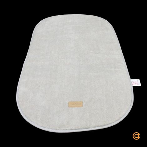 [NEUWERTIG] B-Ware Nattou Topper Einlegekissen Auflage Frottee Softy Wickelauflage Unterlage Taupe
